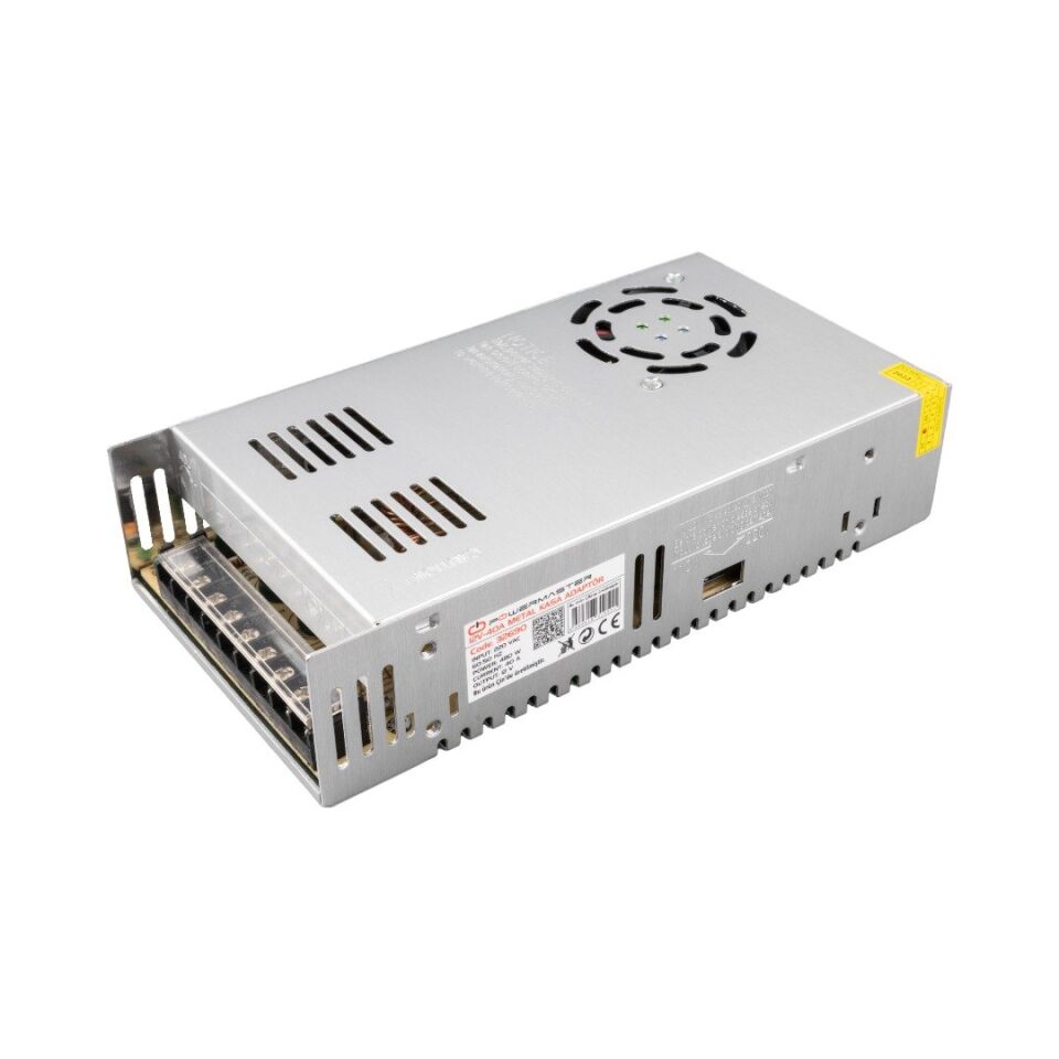 Powermaster PM-32690 12 Volt - 40 Amper Metal Kasa Adaptör