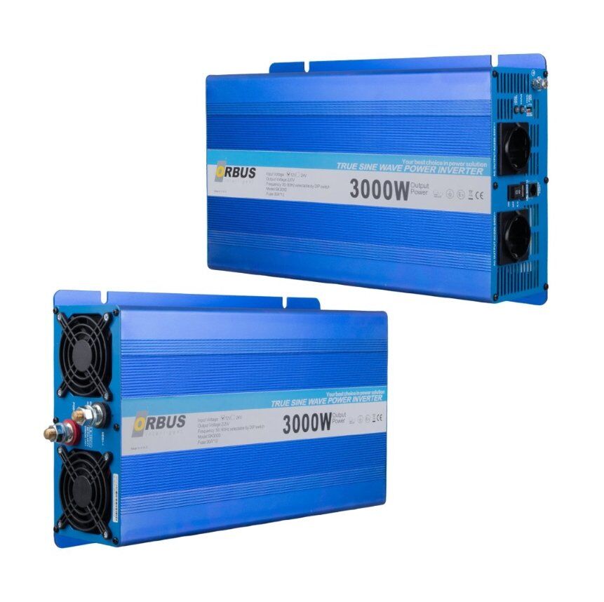 Orbus 12 Volt 3000 Watt Tam Sinüs İnvertör