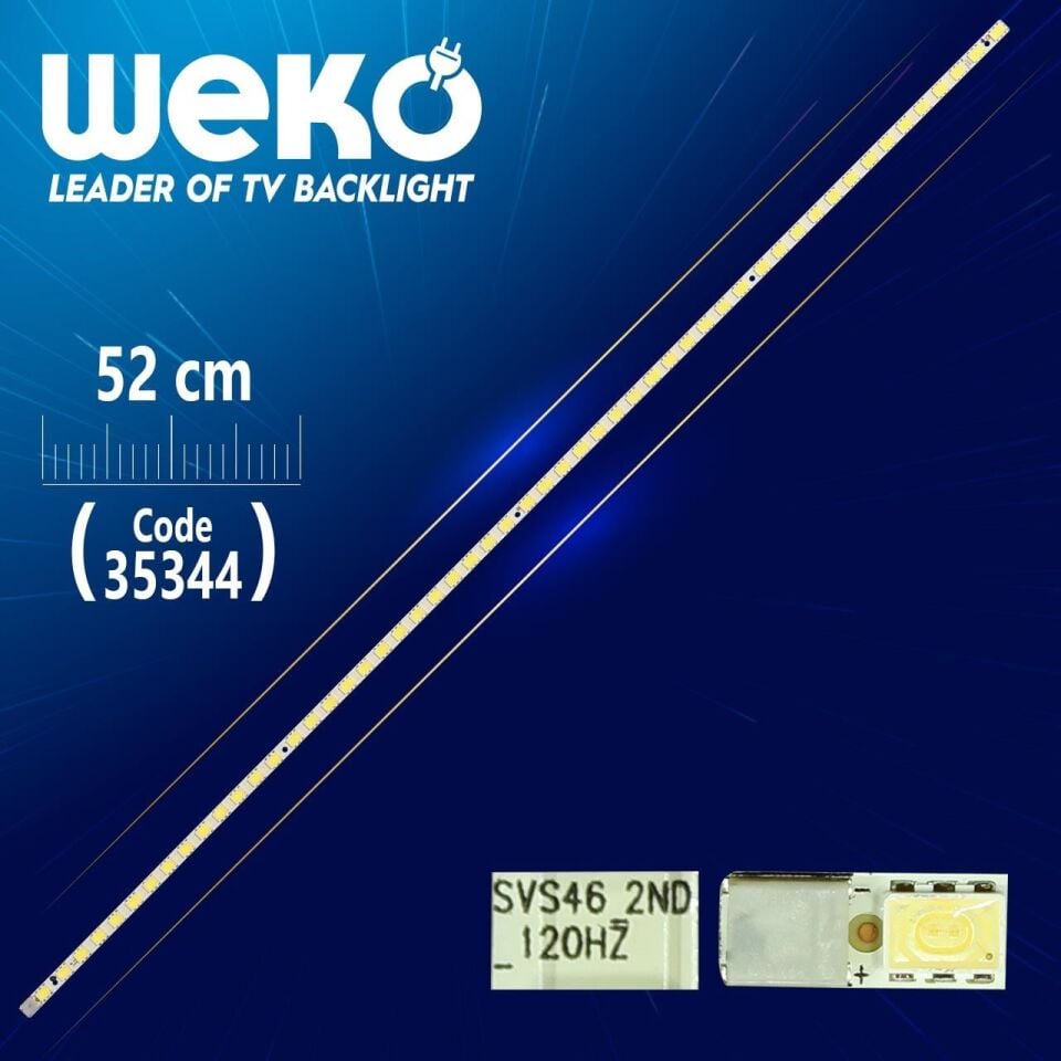 SVS46_2ND_120HZ - 52 Cm 54 Ledli - (WK-957) Tv Led Bar
