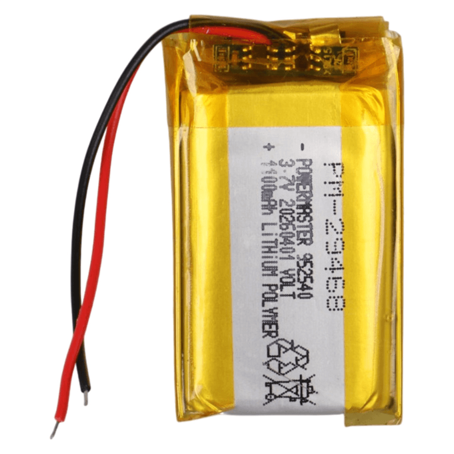 Powermaster PM-29468 3.7V 1.100Mah 952540 Soketsiz Lityum Polimer (Li-Po) Batarya Şarj Edilebilir Pil
