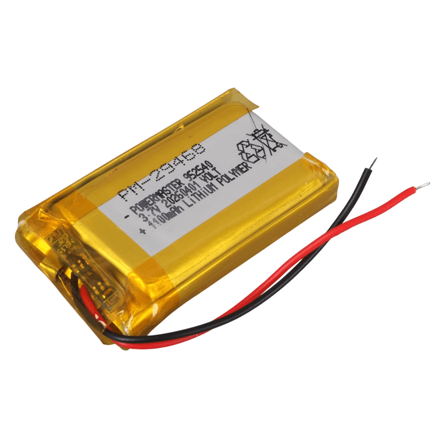 Powermaster PM-29468 3.7V 1.100Mah 952540 Soketsiz Lityum Polimer (Li-Po) Batarya Şarj Edilebilir Pil
