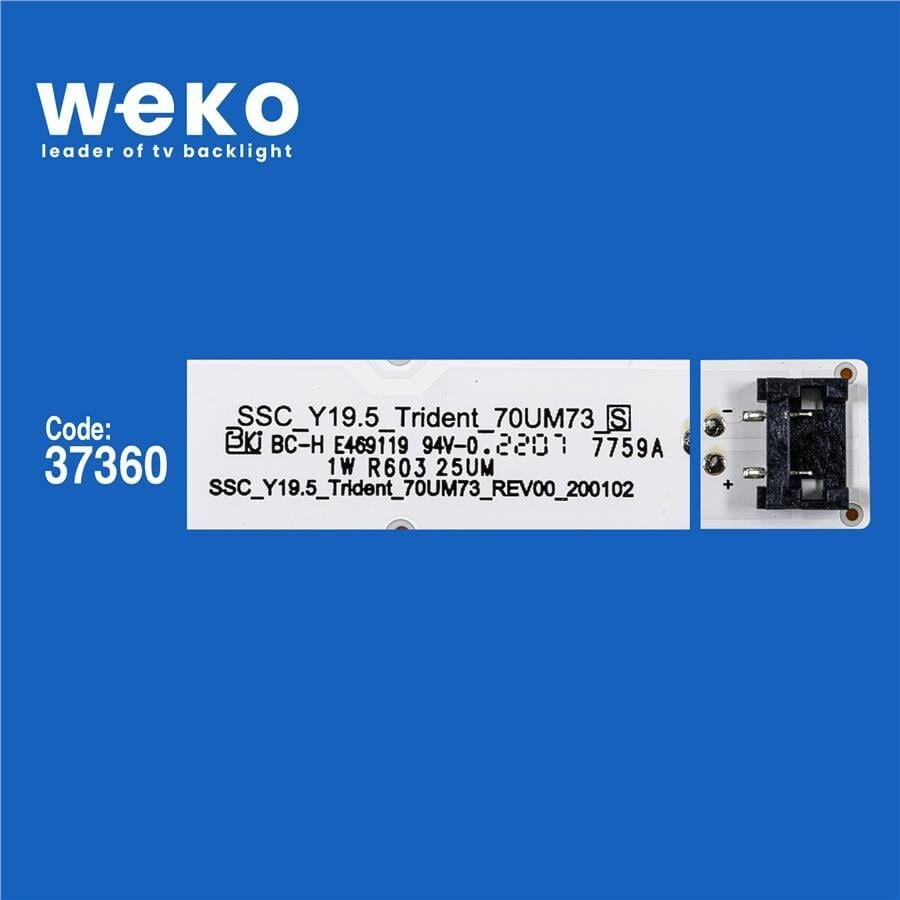 Wkset-6706 37360X5 Ssc_Y19_Trıdent_70Um73_S 5 Adet Led Bar