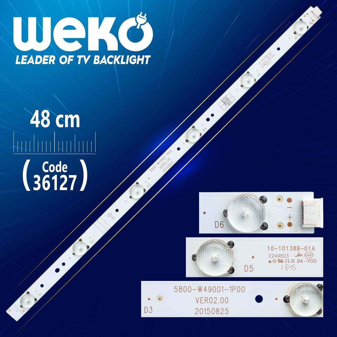 5800-W49001-1P00/2P00  VER0.2.00 6 Ledli 48 Cm Tv Led Bar