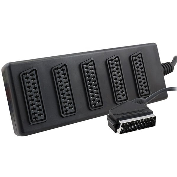 Elektromer 5’li Scart Dağıtıcı (1 Erkek - 5 Dişi Scart)