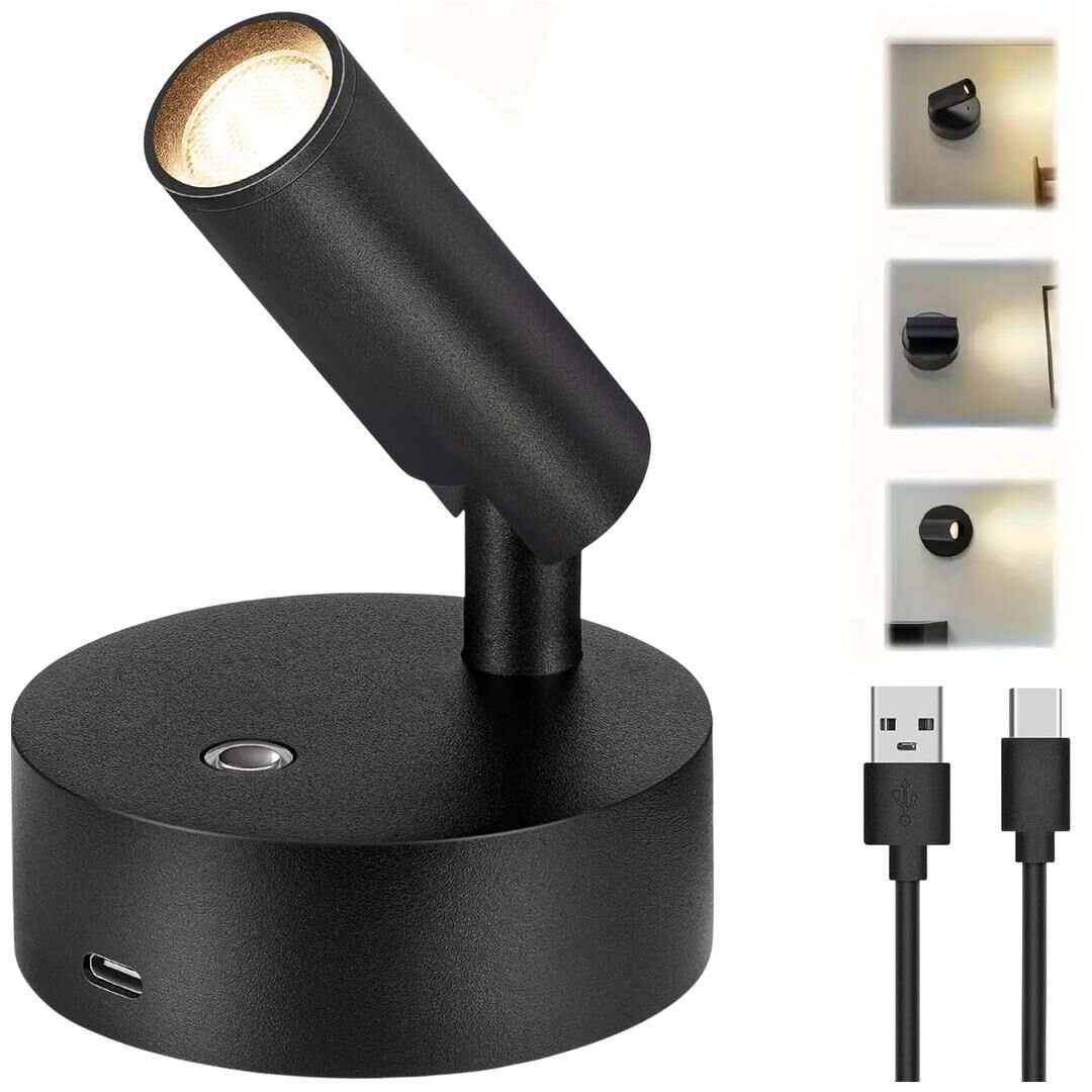 Ledx AL-XYD05 Çok Fonksiyonlu Dokunmatik Şarjlı 1200Mah Duvar Aplik