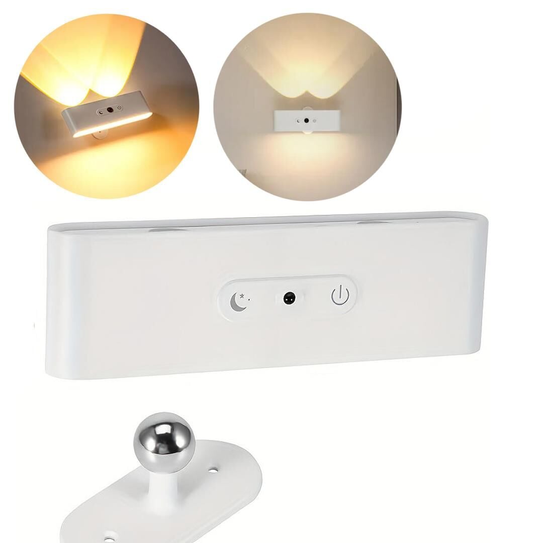 Ledx SK-BD188F Çift Yönlü Hareket Sensörlü Dekoratif Şarjlı Duvar Aplik