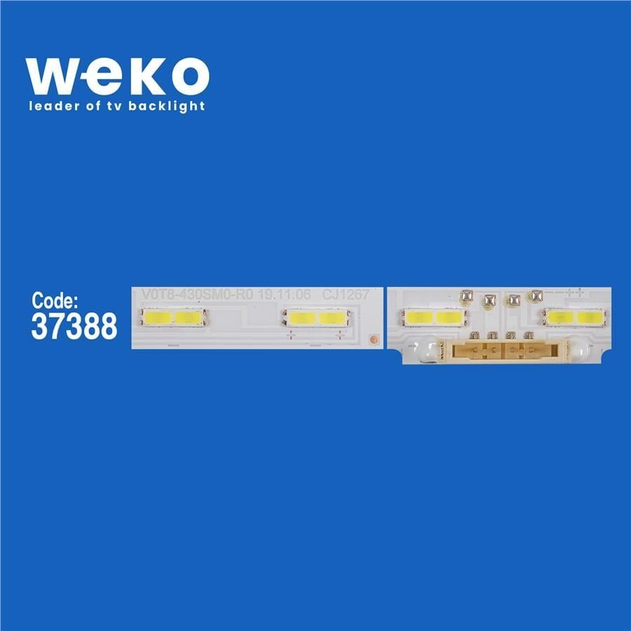 Wkset-6729 37388X2 V0T8-430Sm0-R0 Bn96-50377A 2 Adet Led Bar (30Led)