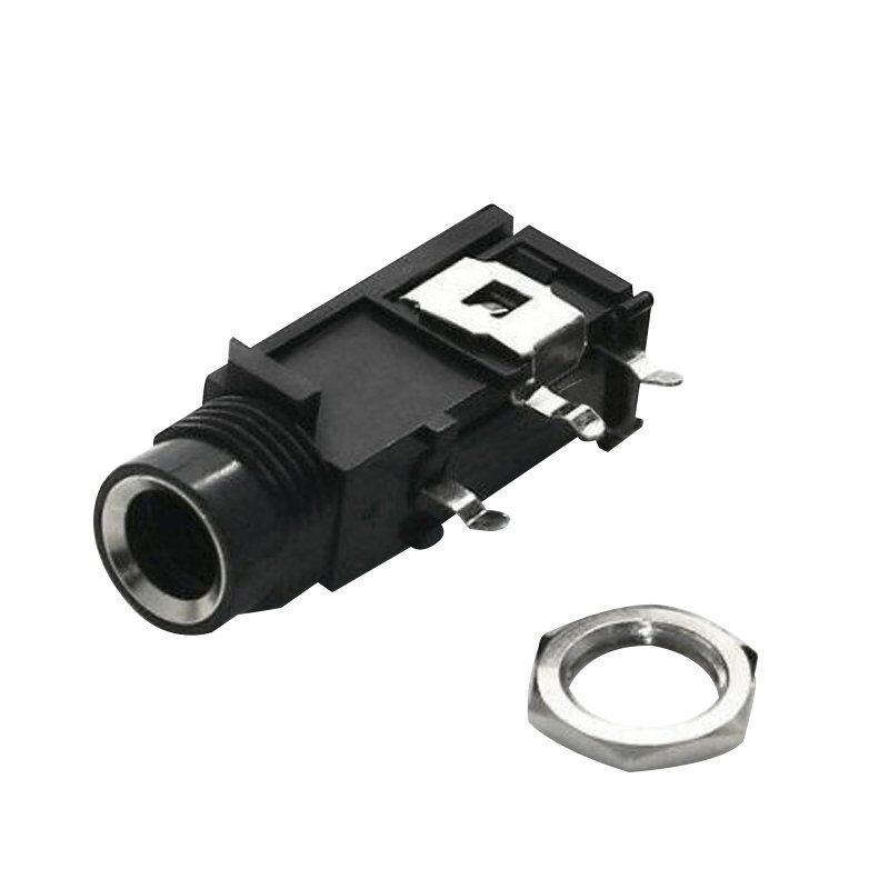 Powermaster ZE-1061 6.3 Mm Gitar Jack Stereo Yatay Şase