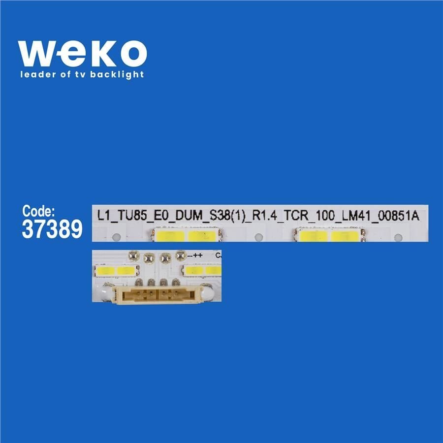 Wkset-6730 37389X2 L1_Tu85_Eo_Dum_S38(1)_R1.4_Tcr_100_Lm41-00851A 2 Adet Led Bar (38Led)