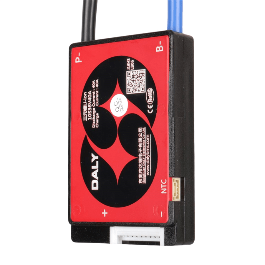 DALY 10S 36V 40A Li-İon Lityum Batarya Akü Pasif Balanslı BMS