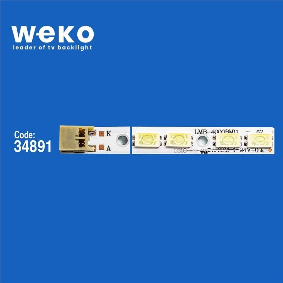 Wkset-6280 34891X4 Lmb-4000Bm12 4 Adet Led Bar (56Led)