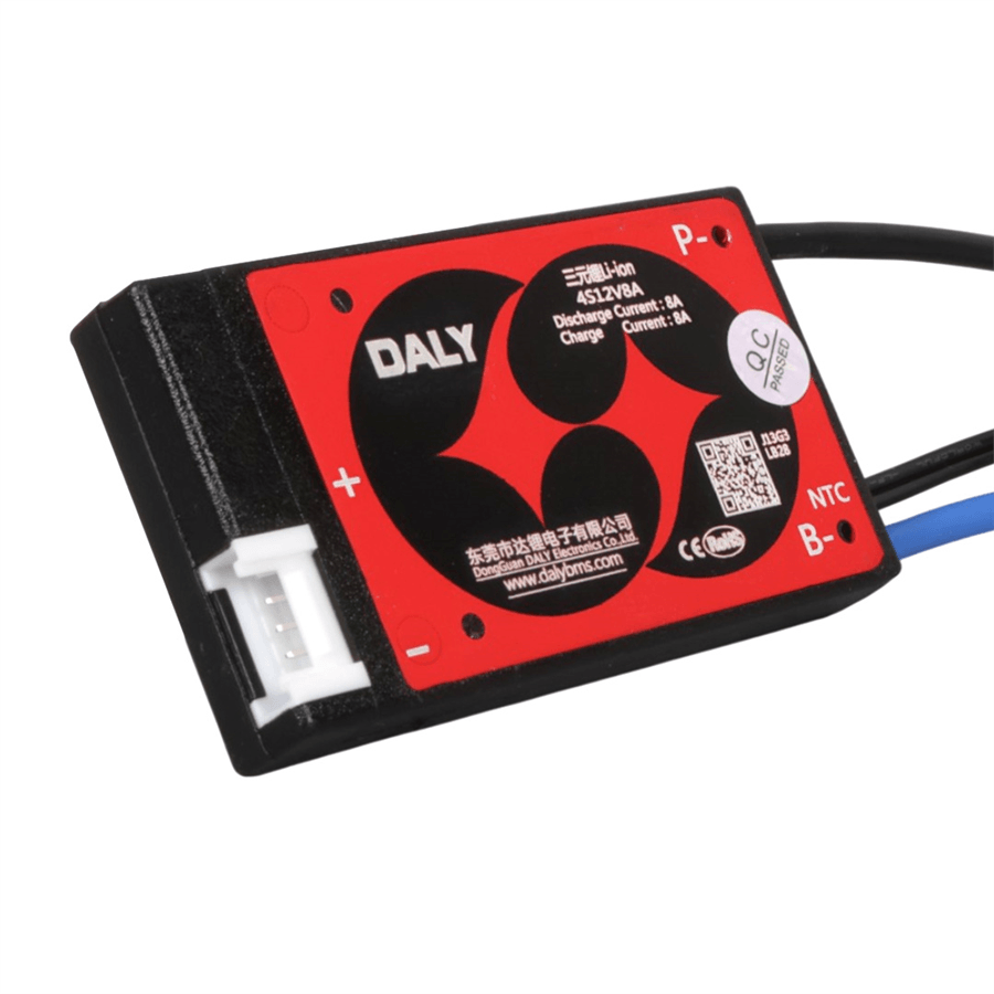 DALY 4S 12V 8A Li-İon Lityum Batarya Akü Pasif Balanslı BMS