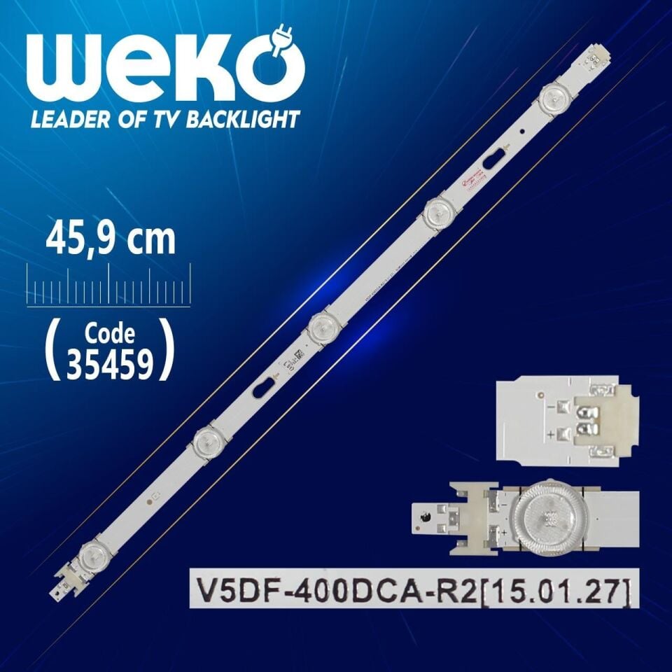 V5DF-400DCA-R2 - 45.9 Cm 5 Ledli - (WK-448) Tv Led Bar