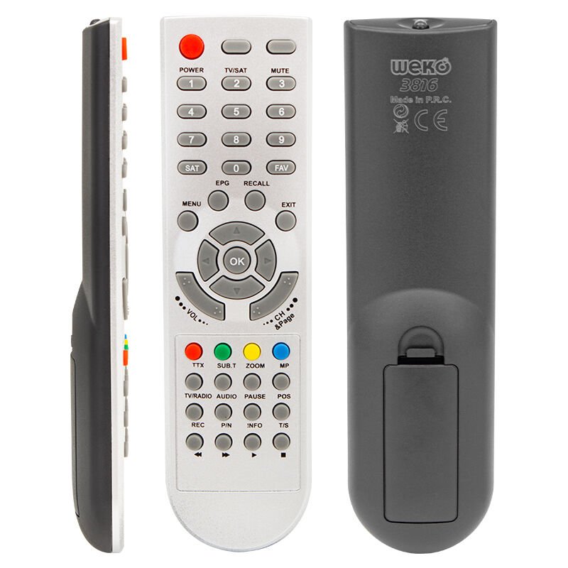 Korax X700 - X750 Kayıtlı Uydu Alıcı Kumandası