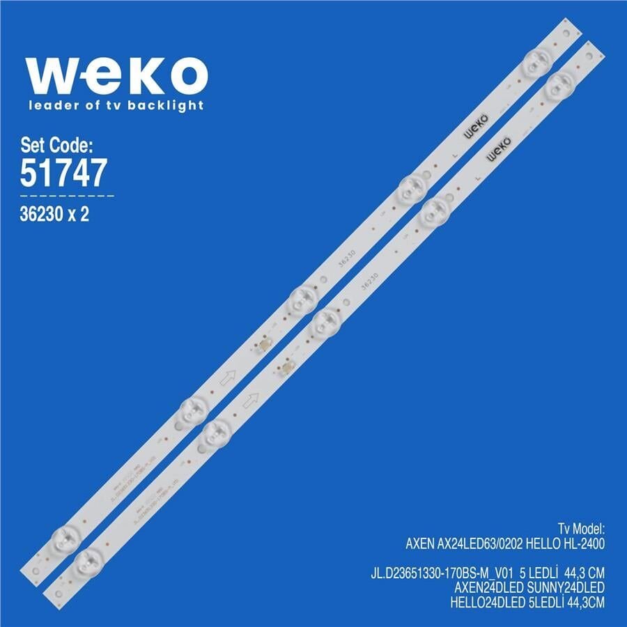 Wkset-6747 36230X2 Jl.D23651330-170Bs-M_V01 2 Adet Led Bar