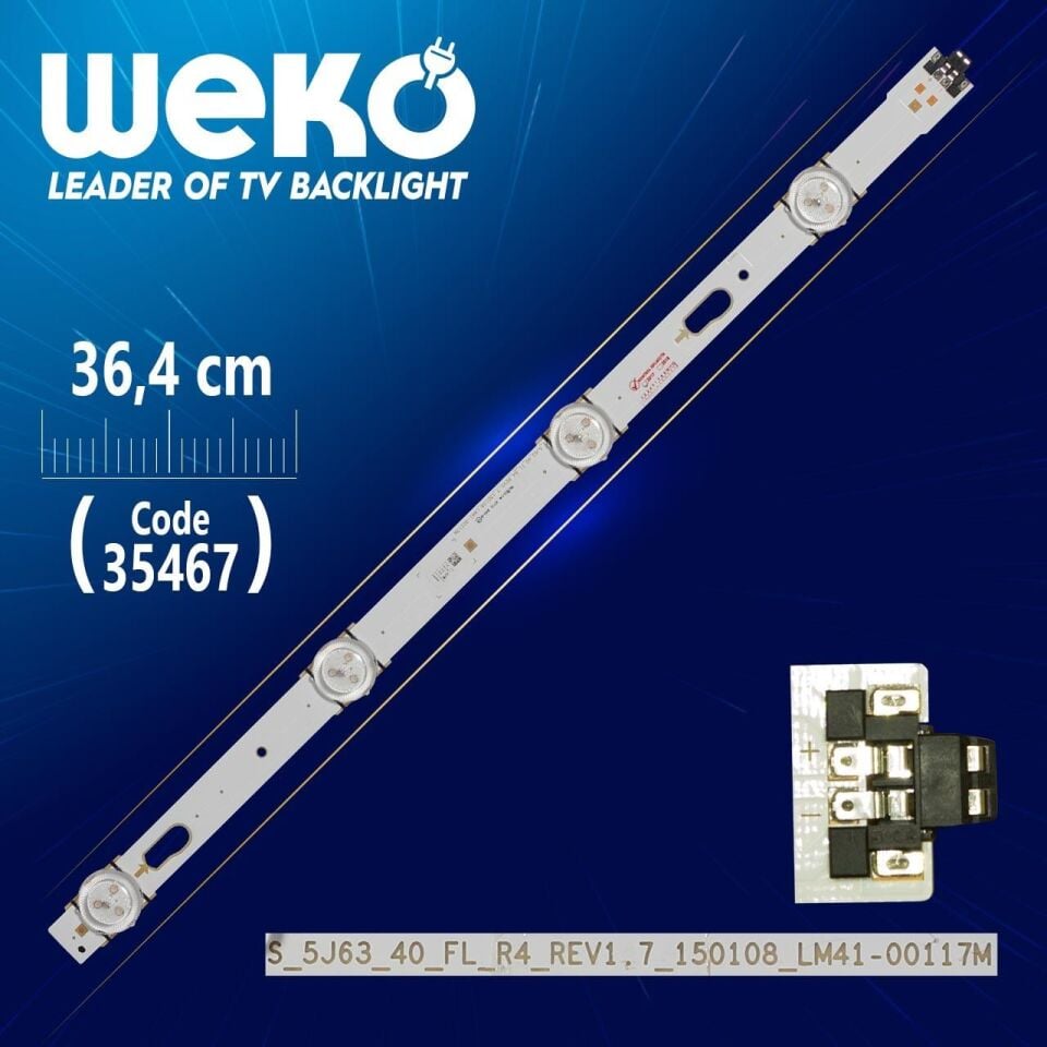 S_5J63_40_FL_R4_REV1.7_150108_LM41-00117M - 36.4 Cm 4 Ledli  (WK-1019) Tv Led Bar