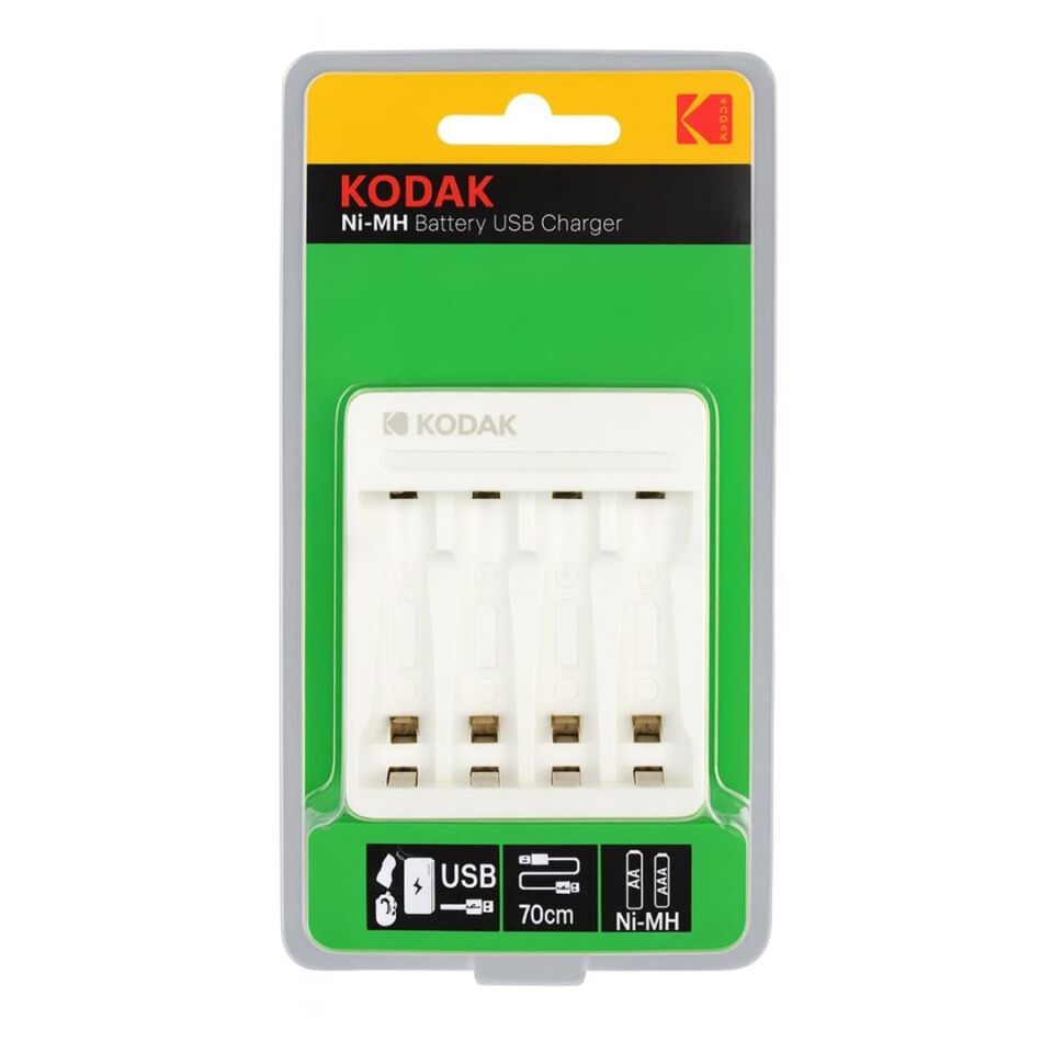 Kodak KD-29490 4'Lü AA/AAA Ni-MH Otomatik Hızlı Pil Şarj Cihazı