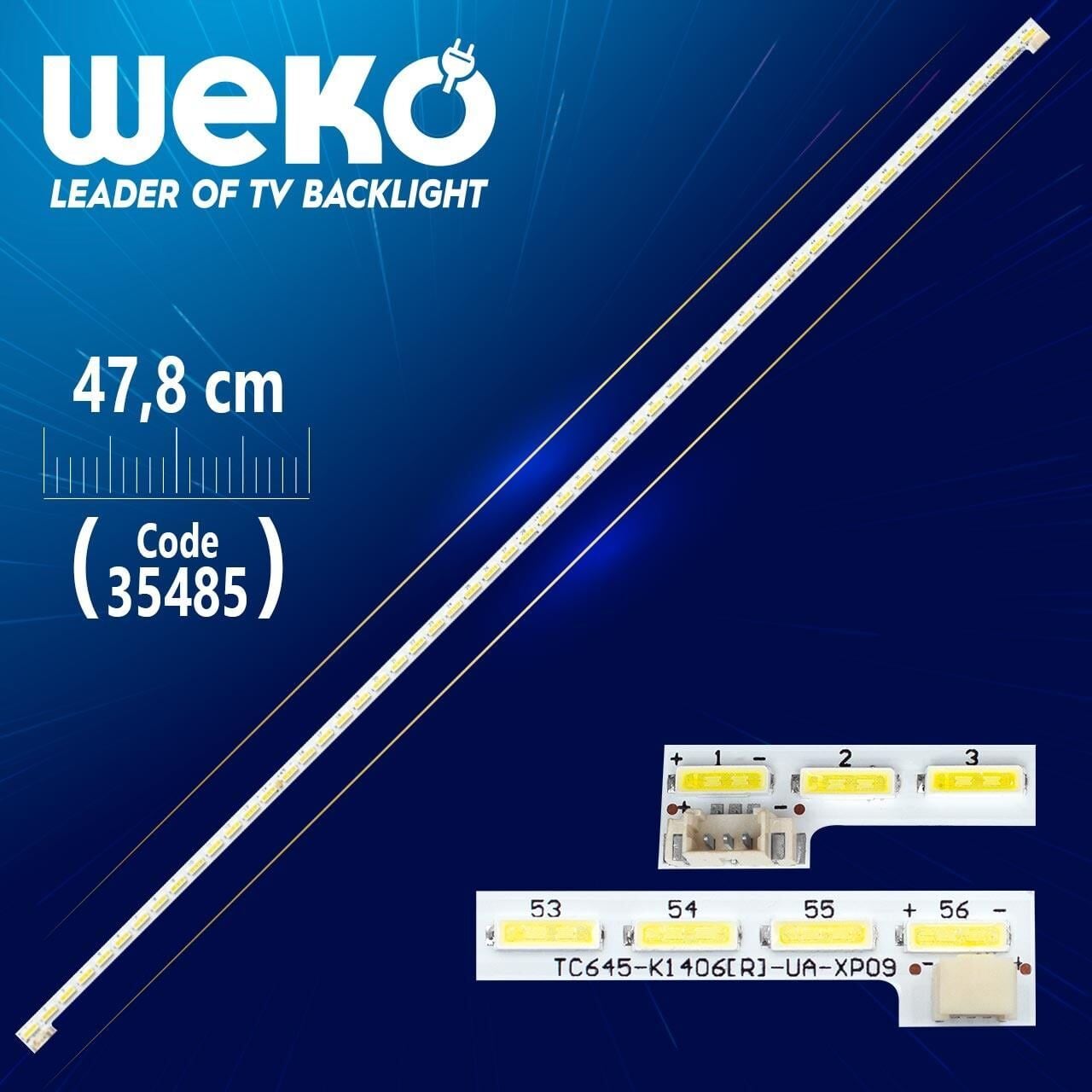TC645-I1406(R)-UA-XP03 - 56 Ledli 47.8 Cm - WK-1031 Led Tv Bar