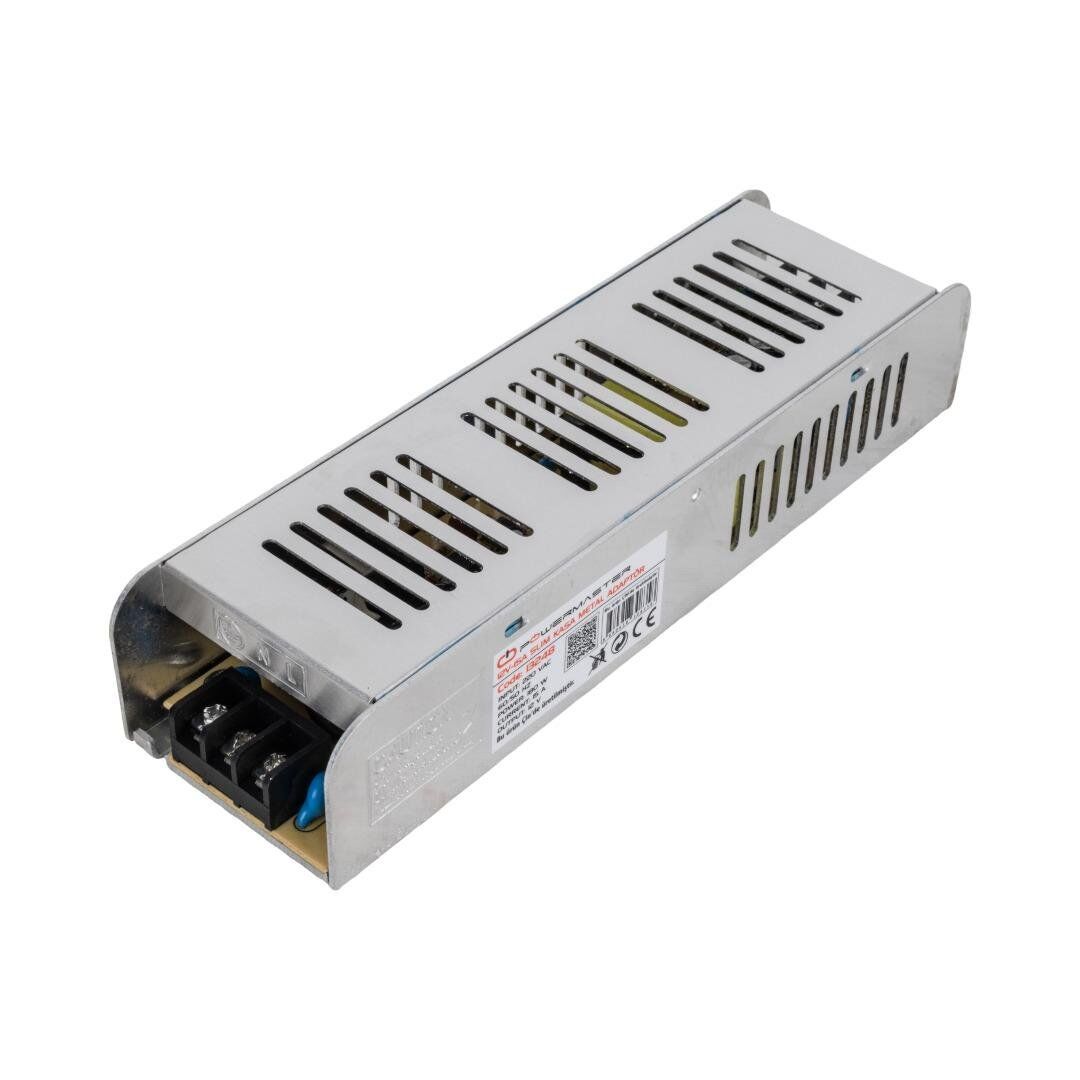 Powermaster PM-13248 12Volt 15Amper Slim Metal Kasa Adaptör