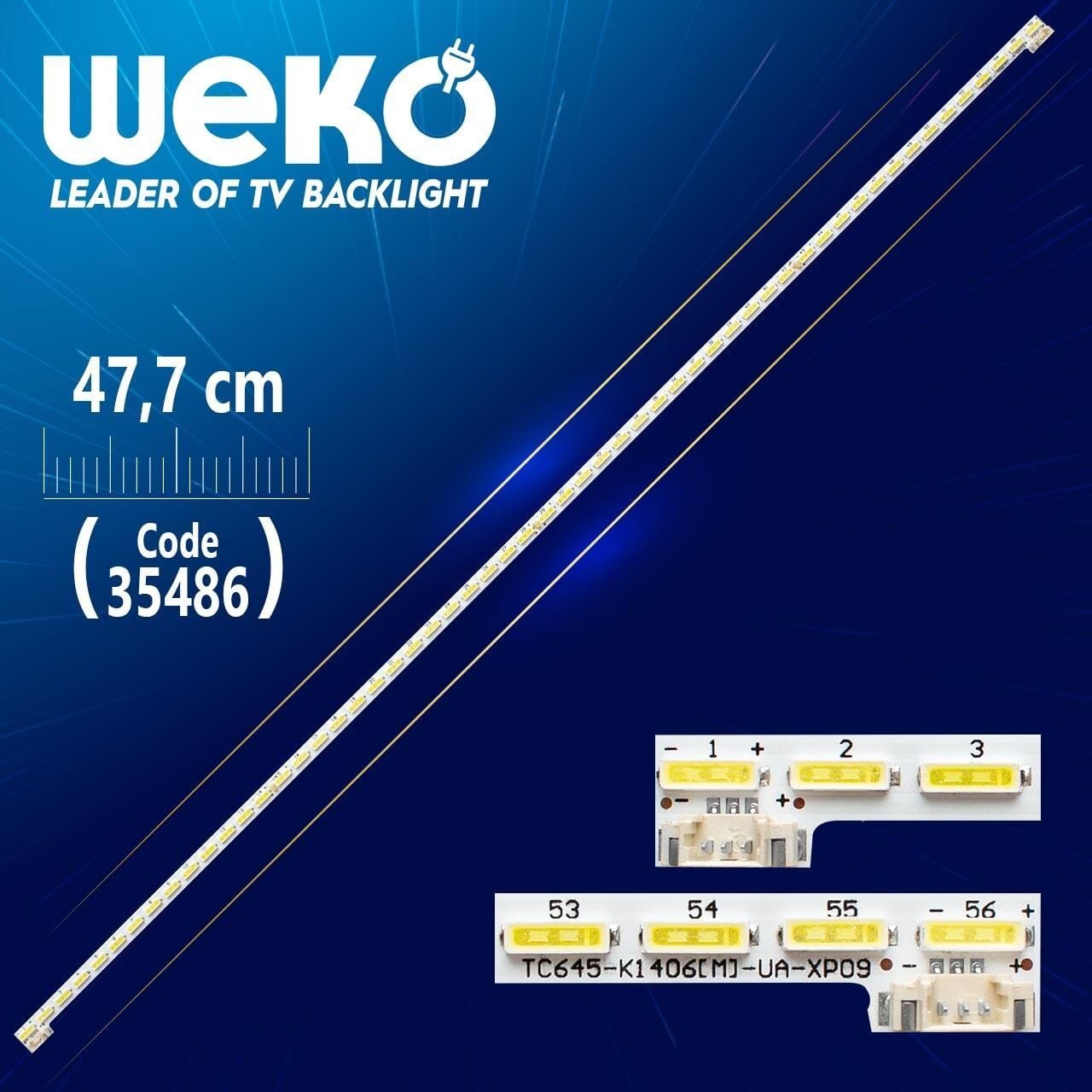 TC645 - I1406(M) - UA - XP03 - (56 Ledli) - 47.7 Cm - (WK-1032) - Tv Led Bar