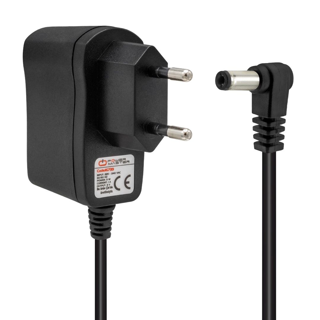 Powermaster PM-16739 3 Volt 1 Amper Adaptör