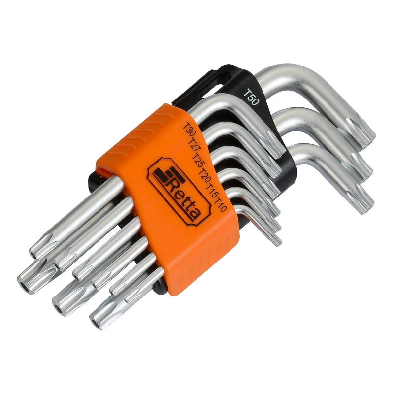 Retta RAT7009 9 Parça Delikli Torx Kısa Alyan Takımı
