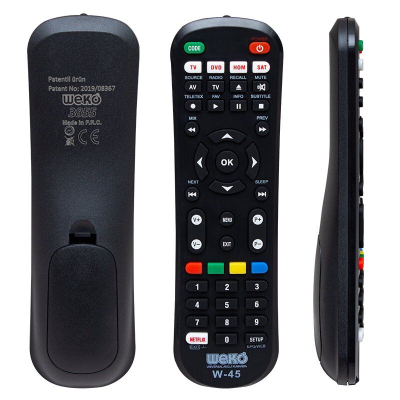 Weko W-45 4in1 Öğrenebilen Universal Akıllı Kumanda