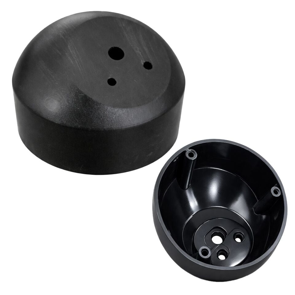 Poke PK-5059 10 CM Siyah Dome Tweeter Kabini Yüzey Montaj Podu
