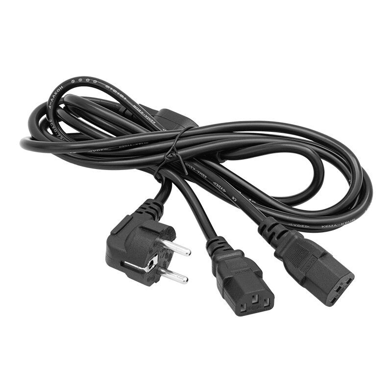 Powermaster Tek Priz Çift Güç Çıkışlı Power Kablosu