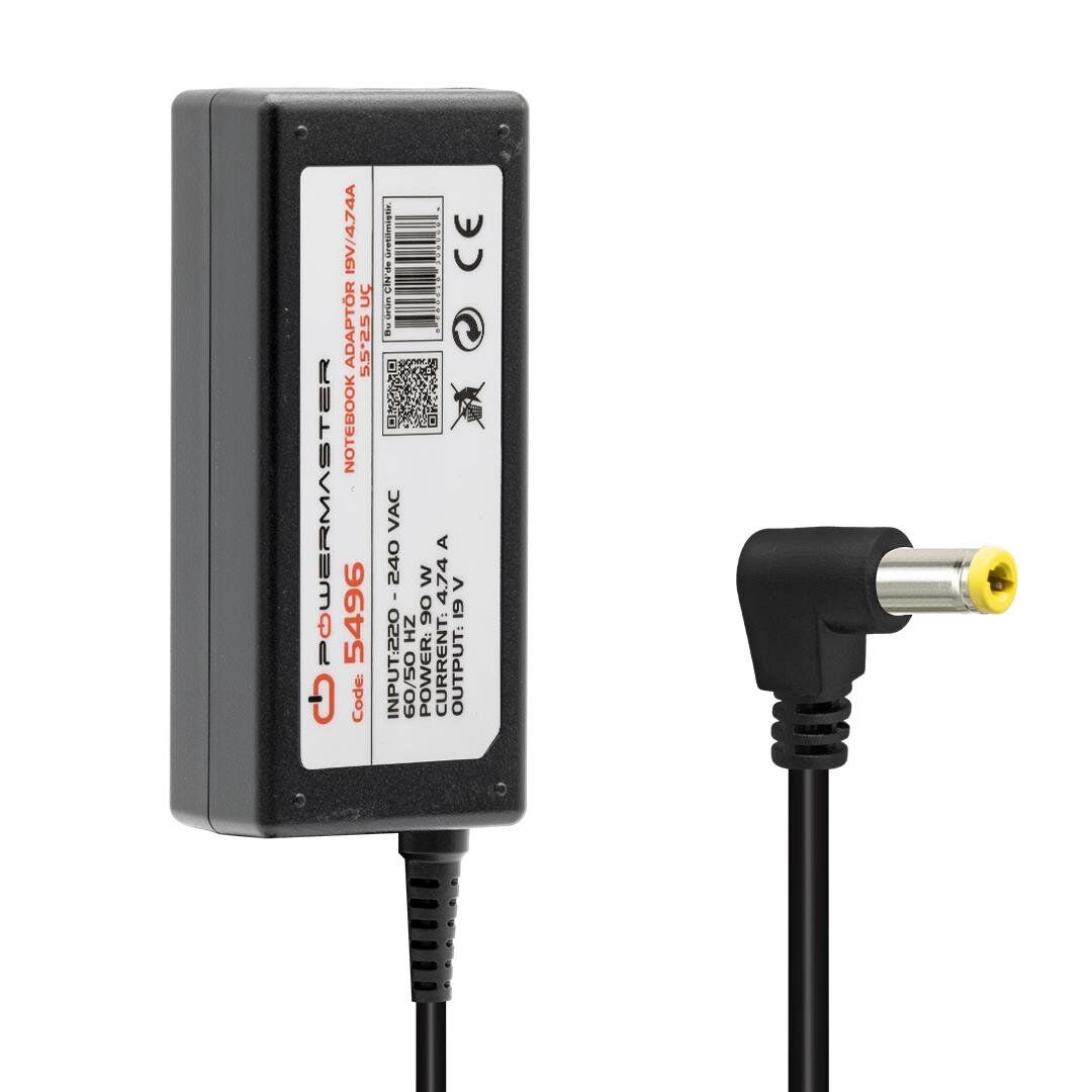 Powermaster 19 Volt - 4.74 Amper 5.5*2.5 Mm Uçlu Adaptör
