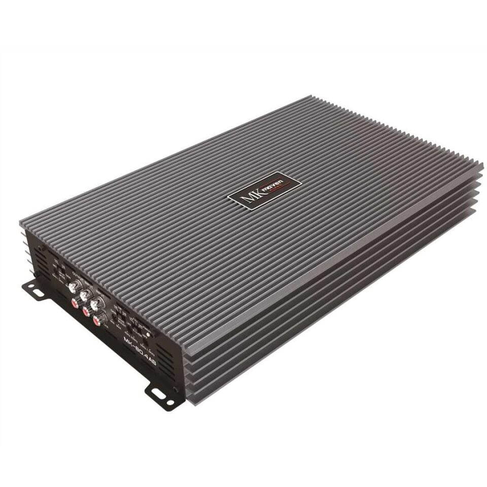 MK Maven Klang MK-80.4AB Stereo 4 Kanal MAX 4000W Bridge Destekli Class AB Oto Amfisi