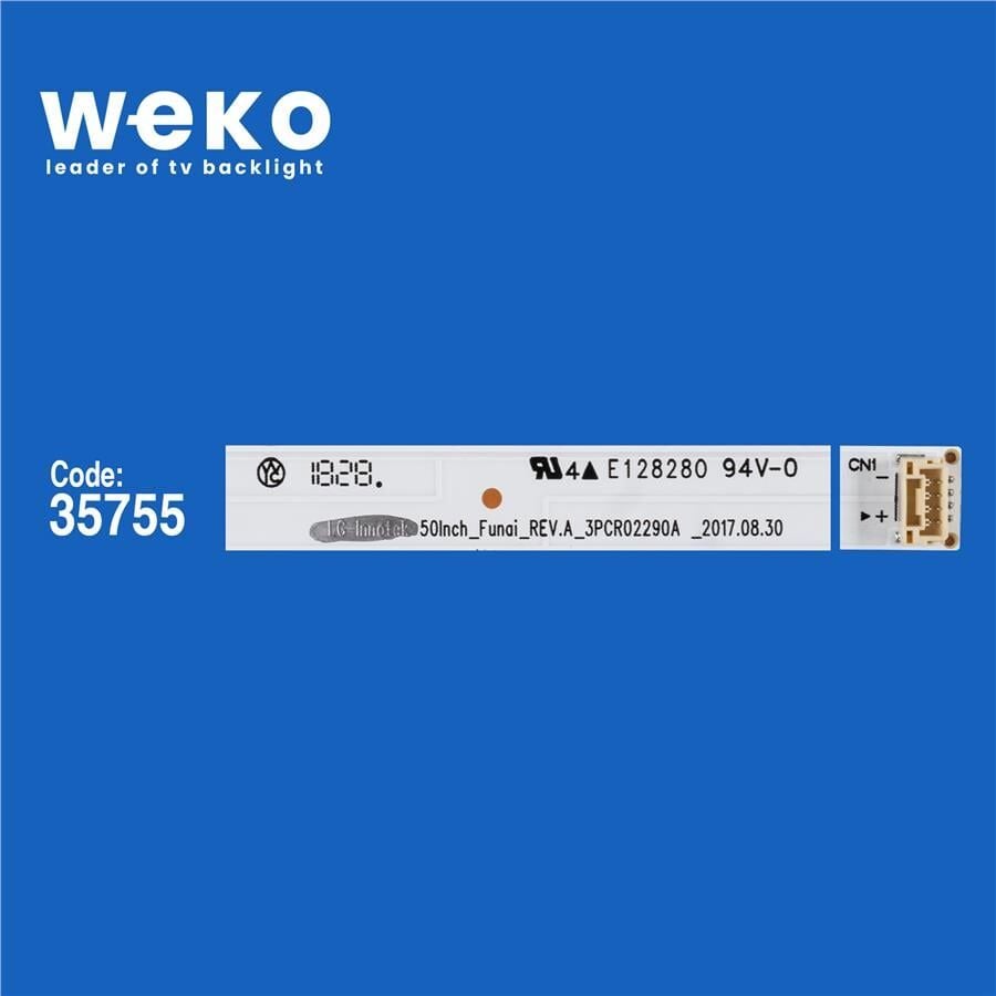 Wkset-6756 35755X4 Lg Innotek 50Inch_Funai_Rev.A_3Pcr02290a 4 Adet Led Bar