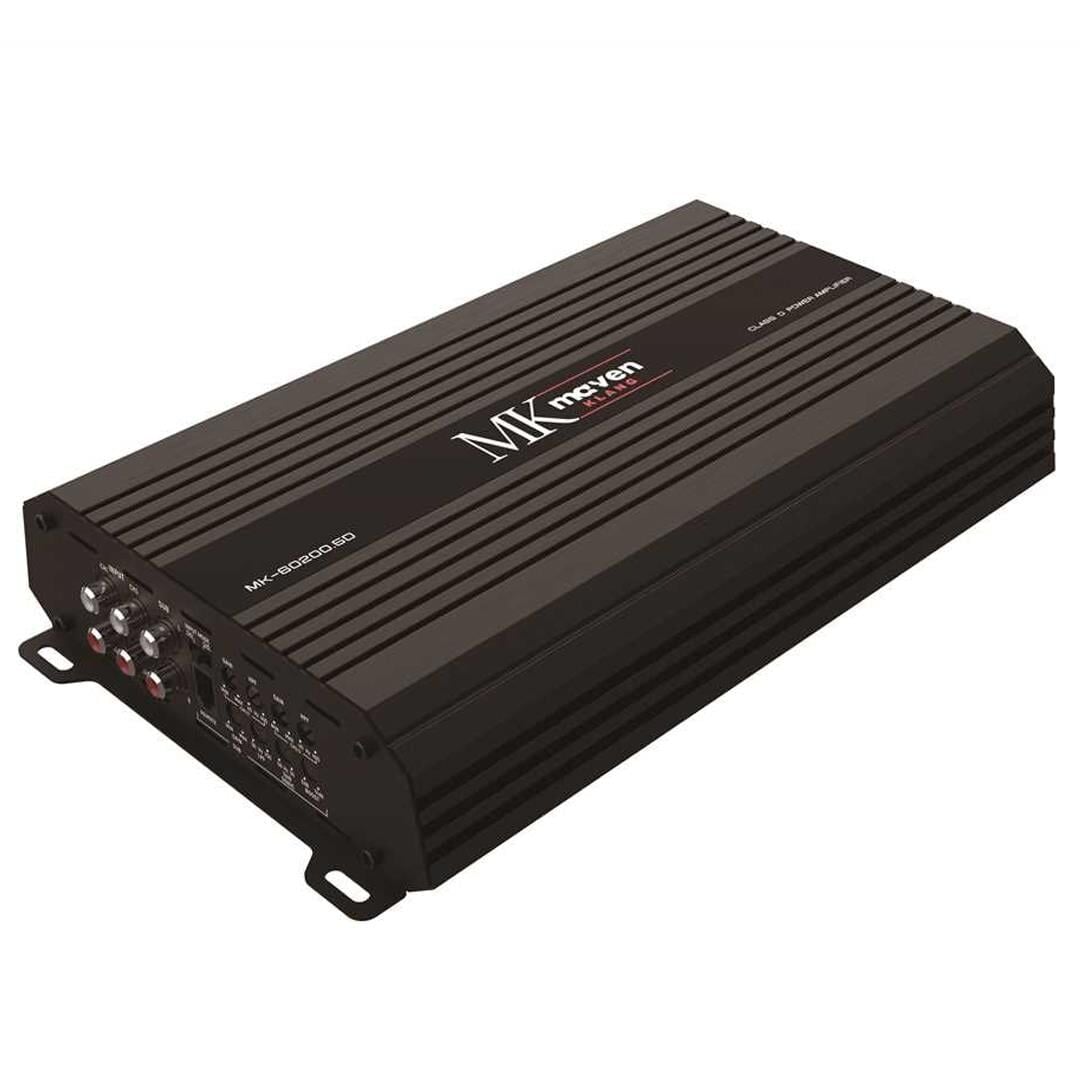 MK Maven Klang MK-60200.5D Stereo 5 Kanallı 4X180w + 200W RMS Subwoofer Bass Kontrollü Class D Oto Amfisi