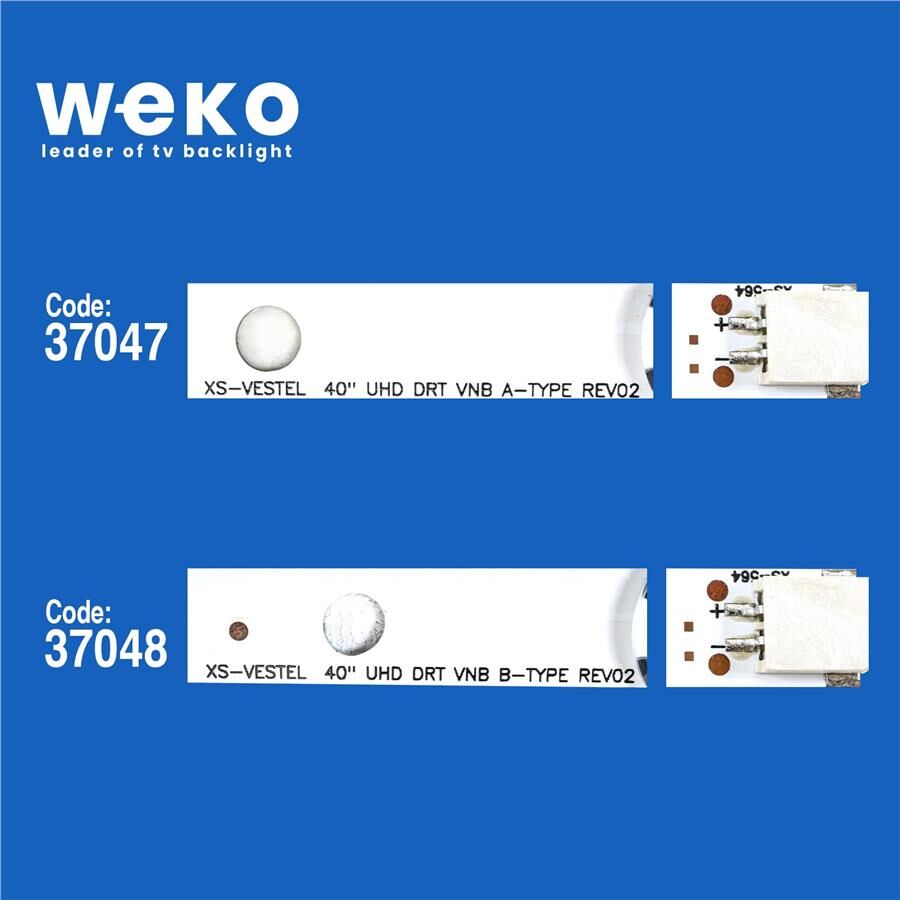 Wkset-6311 37047X2 37048X1 Jl.D40091330-078A/Hs-M 3 Adet Led Bar (9+9Lens)