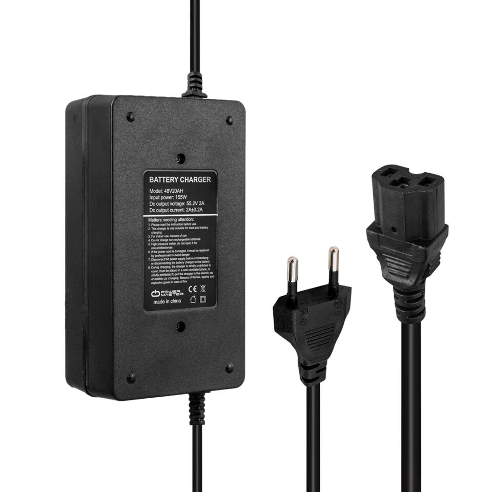 Powermaster 48 Volt 20 Amper Elektrikli Bisiklet Şarj Cihazı