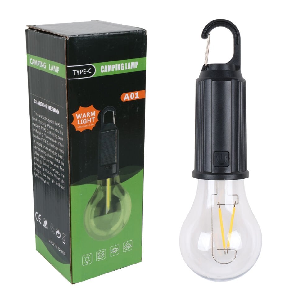 Powermaster PM-26264 Solar Ledli Kamp Çadır Ampulü