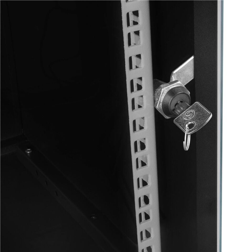 S-LINK SL-U12 Yeni Nesil 12U Soho 530X400mm Siyah Rack Kabin