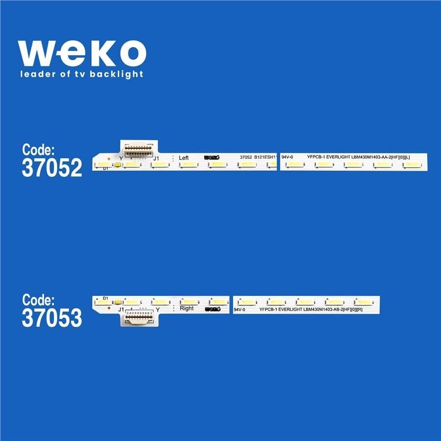 Wkset-6315 37052X1 37053X1 Lbm430m1 403-Aa/Ab 2 Adet Led Bar (42Led)