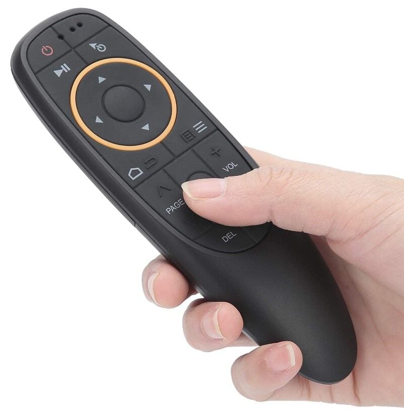 Weko G10 Android-Windows-Linux-TV Box-Mac OS Uyumlu 2.4 Ghz Ses Komutlu Wireless Air Mouse Uzaktan Kumanda