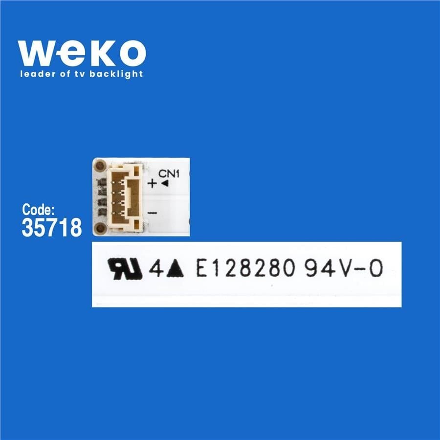 Wkset-6758 35718X4 Lg Innotek 39.5Inch_Funai_Rev.A_3Pcr02252a 4 Adet Led Bar
