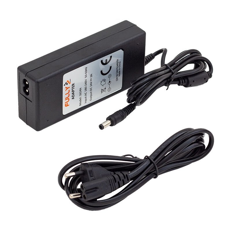 Fully O-1624A 24 Volt 3 Amper Plastik Kasa Masaüstü Adaptör