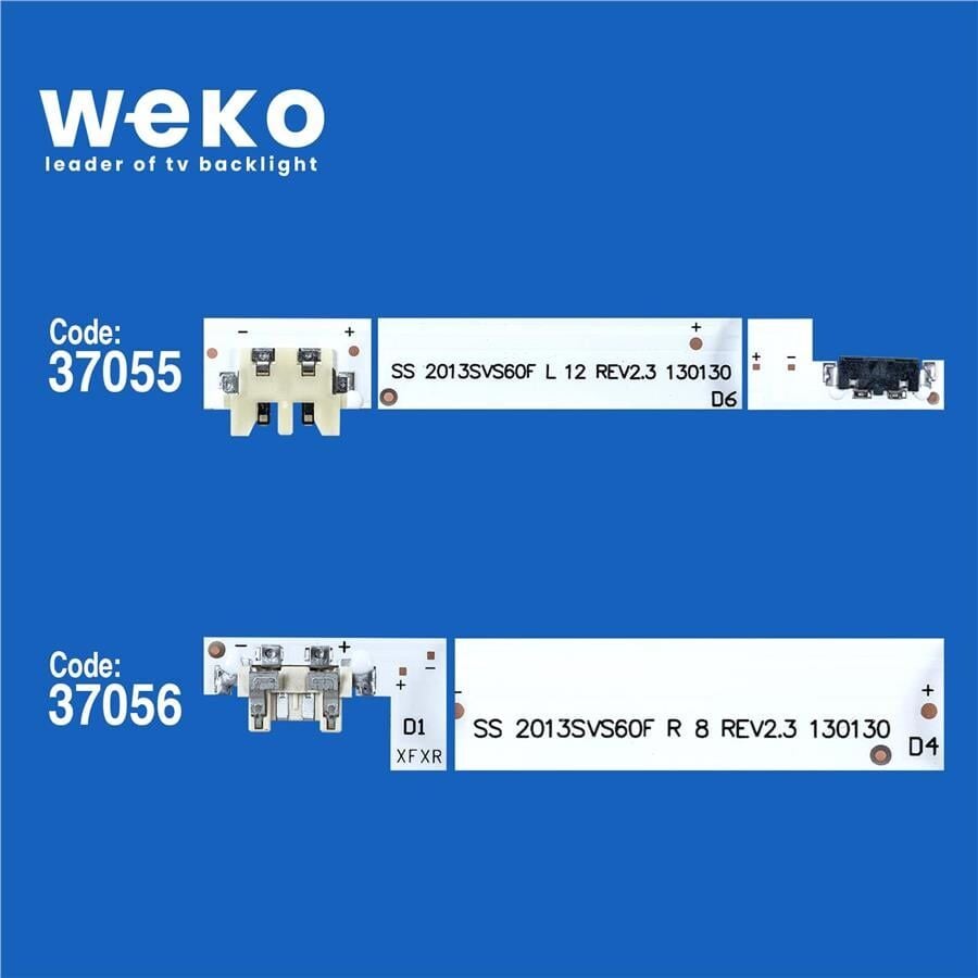 Wkset-6317 37055X11 37056X11 Samsung 2013Svs60f D2ge-600Sc 22 Adet Led Bar
