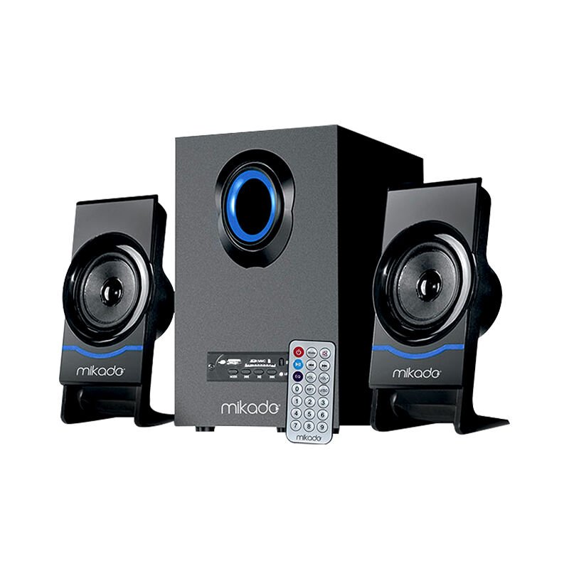 Mikado MD-1700BT 2+1 Siyah USB/SD/FM/Bt Destekli Hoparlör