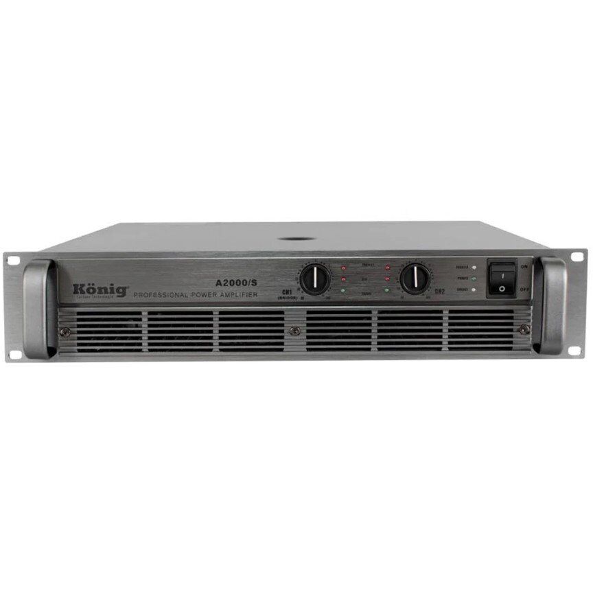 König A-2000/S 4 Ohm 2x980 Watt 2 Kanal Power Amplifier