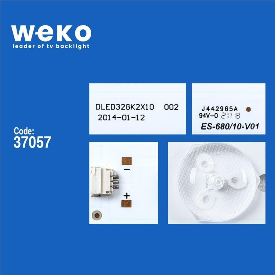 Wkset-6318 37057X2 Dled32gk2x10 002 2 Adet Led Bar