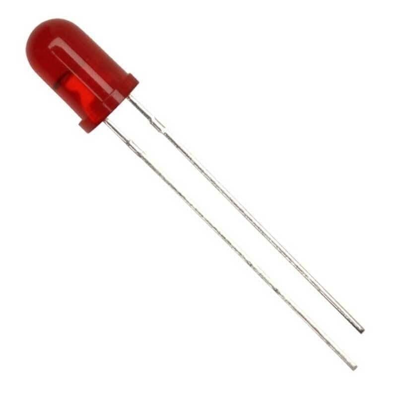 5 Mm Kırmızı Mantar Led 100'lü Paket
