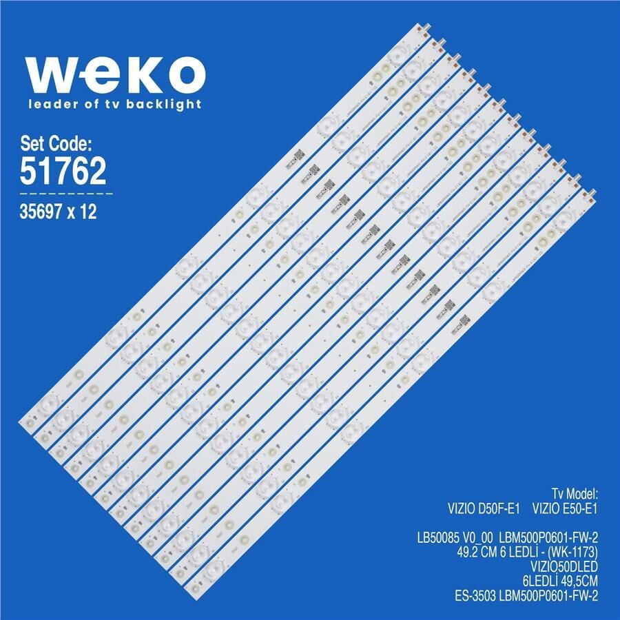 Wkset-6762 35697X12 Lb50085 V0_00  Lbm500p0601-Fw-2 12 Adet Led Bar