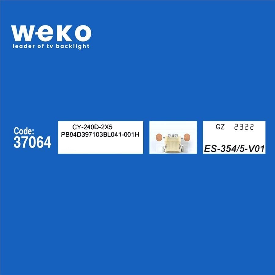 Wkset-6325 37064X2 Ys-L Cy-24D6-2X5 261501007660 2 Adet Led Bar