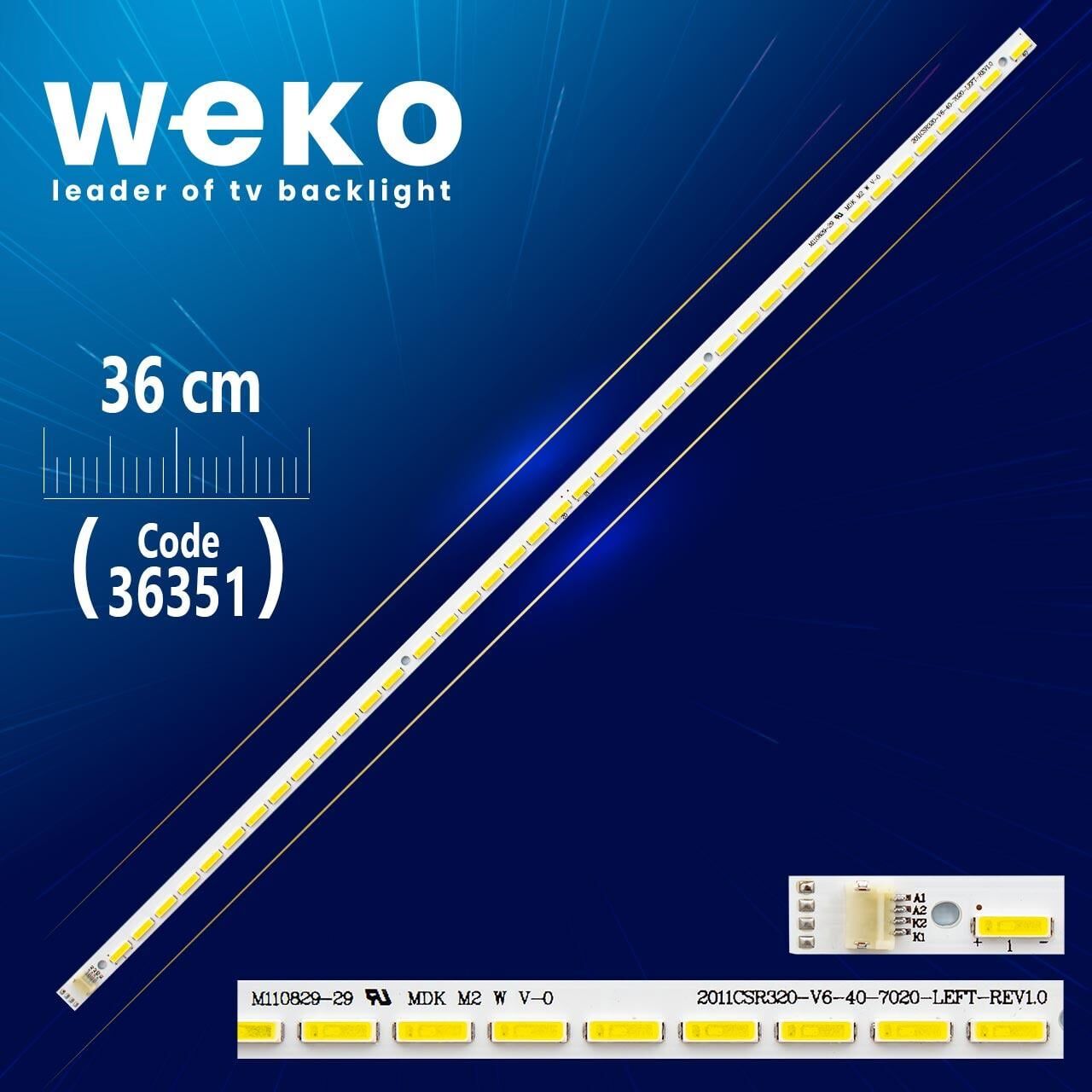 2011CSR320 _ V6 _ 40 _ 7020 _ LEFT _ REV1.0 (40 LEDLİ) - 36 CM - Tv Led Bar