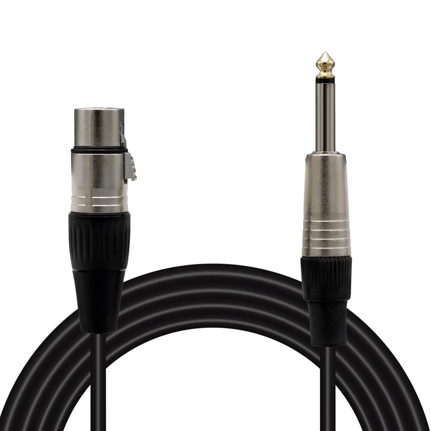 Magicvoice LD379B 6.3 Mm Mono Erkek Canon Dişi 10Metre Kablo